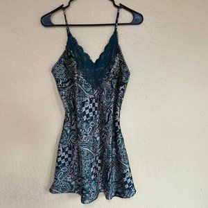 Victoria's Secret Forest Emerald Dark Green Slip Lingerie New With Tags (1403)